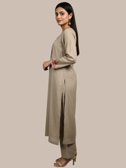 Wool Blend Floral embroidered kurti