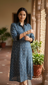 Aranya Handcrafted Ajrakh dress