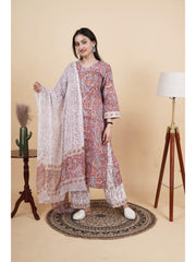 Vanya Women’s Ethnic Pure Cotton Kurti Set