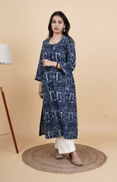 Neelvara – Handcrafted Indigo Kurta Set
