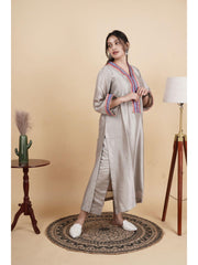 Kalaavari Women’s Chanderi Silk Kurti