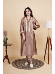 Anika Chanderi Silk Kurti for Women