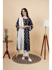 Advay Elegant Women’s 3 Piece Cotton Kurti Set