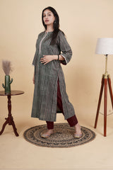 Aranya Handcrafted Ajrakh Kurti