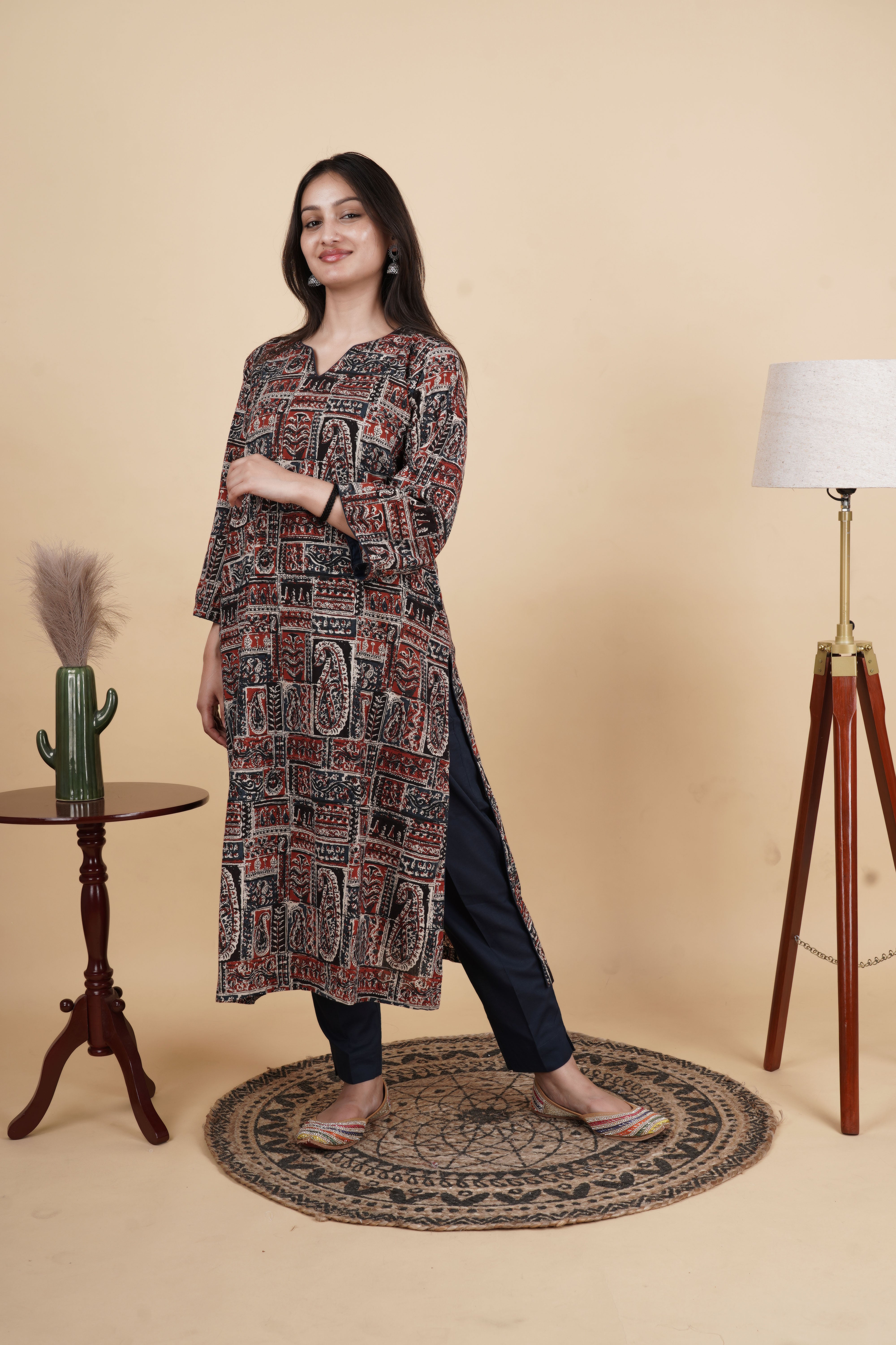Tarangi – Printed kalamkari Cotton Kurti