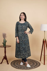 Neelvastra – Handcrafted Ajrakh Kurta Set