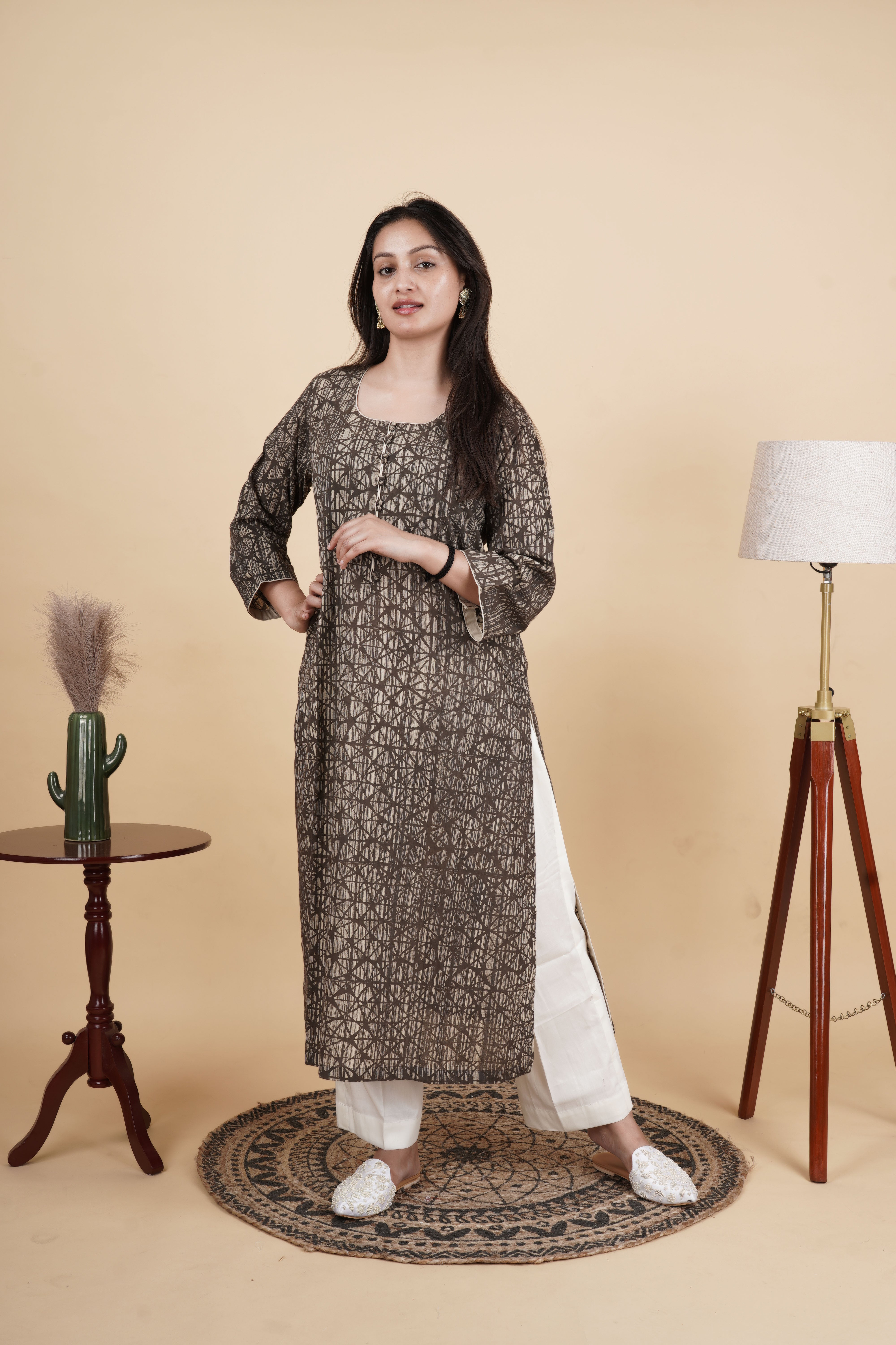 Kritanjali – Handcrafted Cotton Kurta Set