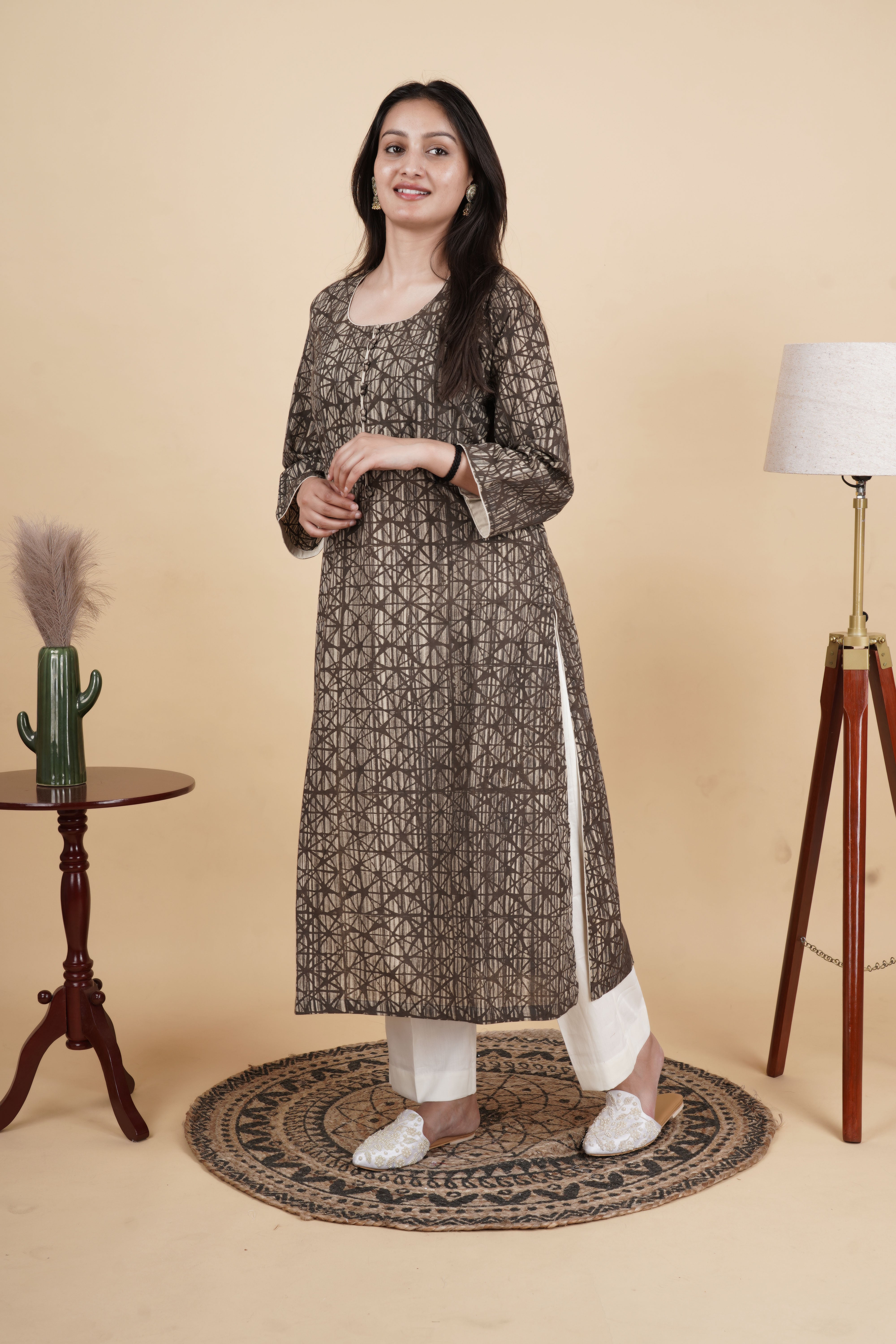 Kritanjali – Handcrafted Cotton Kurta Set