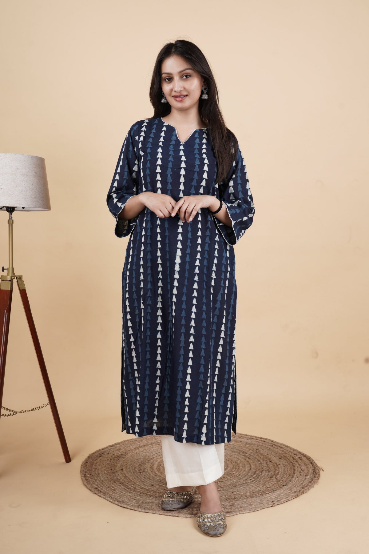 Neelanjali – Handcrafted Indigo Kurta Set