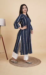 Neelanjali – Handcrafted Indigo Kurta Set