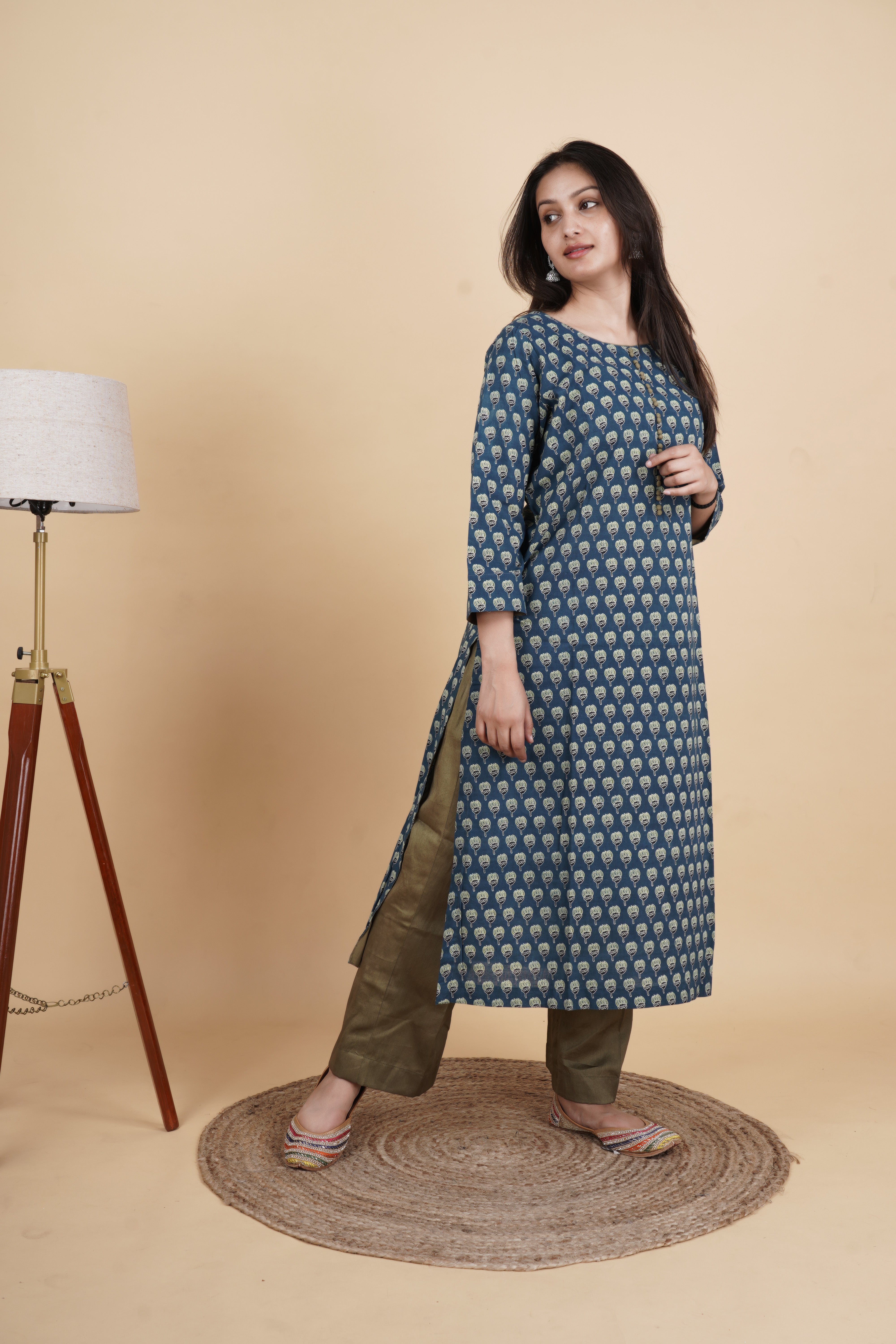 Pushkara – Handcrafted Ajrakh Cotton Kurti