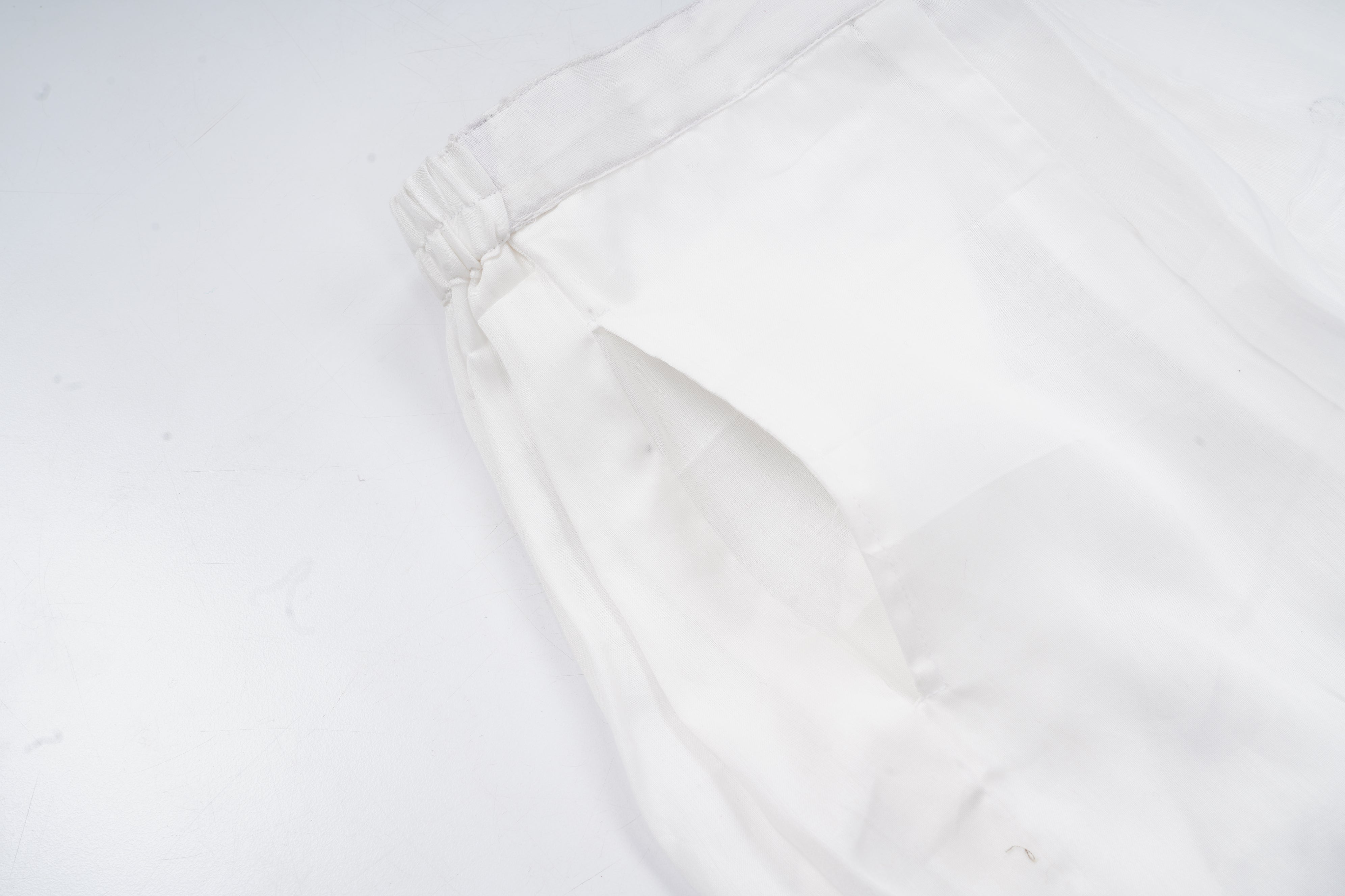 White Plain Regular Fit Pant