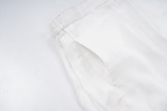 White Plain Regular Fit Pant