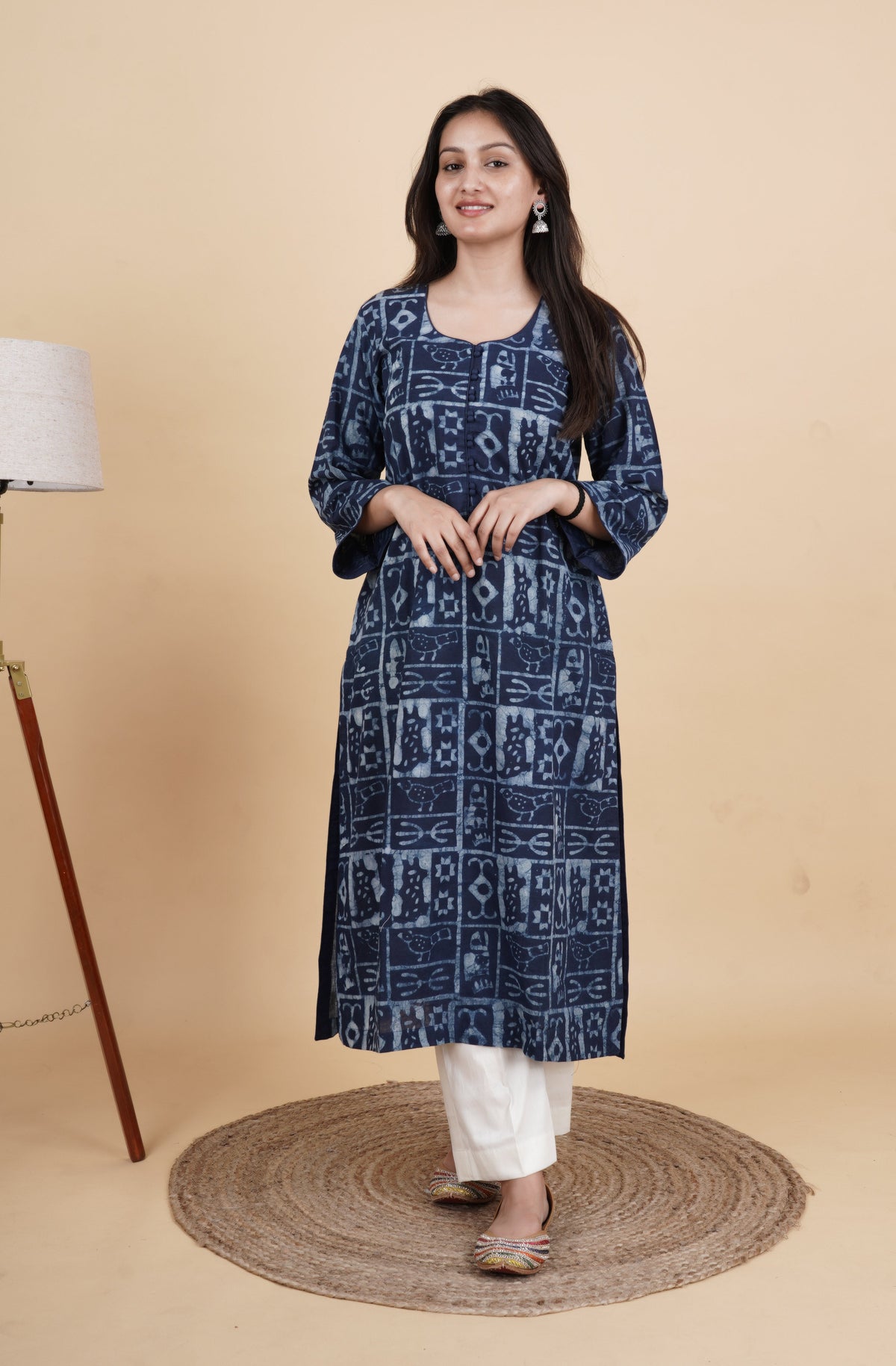 Neelvara – Handcrafted Indigo Kurta Set