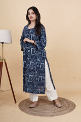 Neelvara – Handcrafted Indigo Kurti